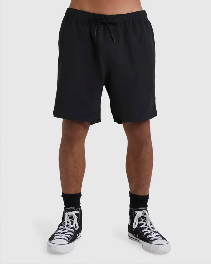 Mens ADiv Surftrek Elastic Shorts 17034 Black Billabong Shorts