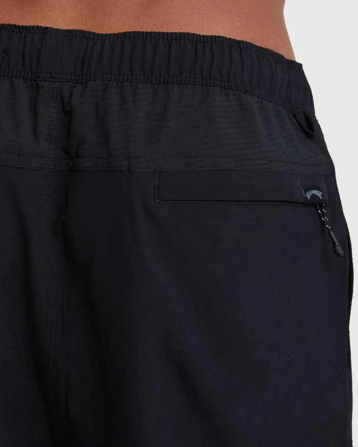 Mens ADiv Surftrek Elastic Shorts 17034 Black Billabong Shorts