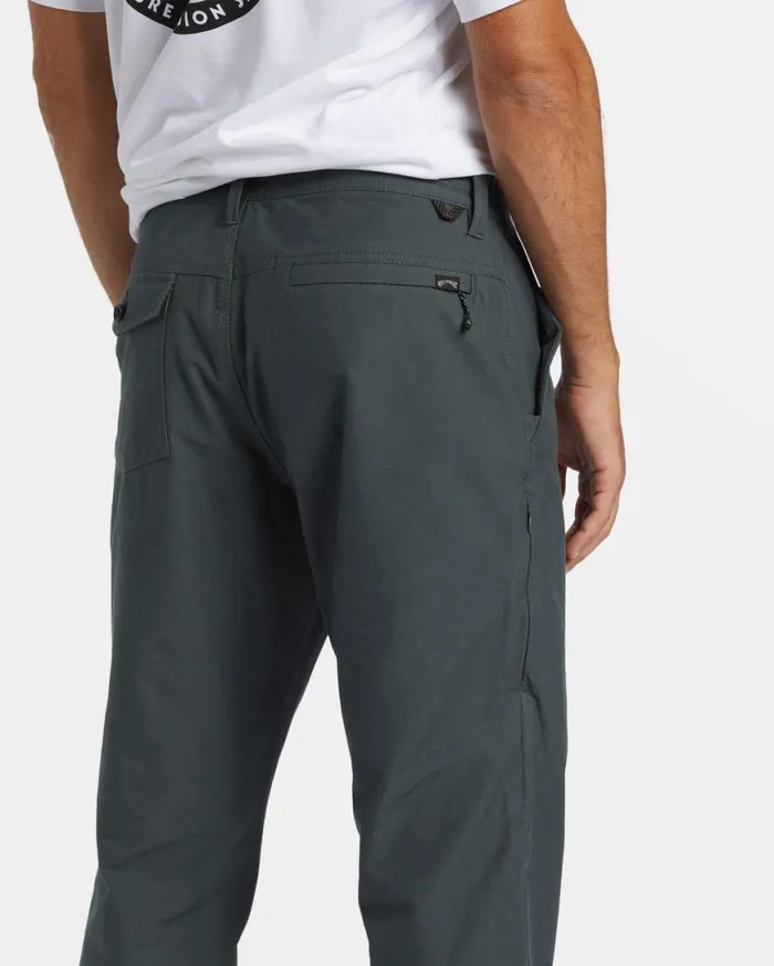 Mens ADiv Surftrek Plus Pants Slate Green Billabong Bottoms