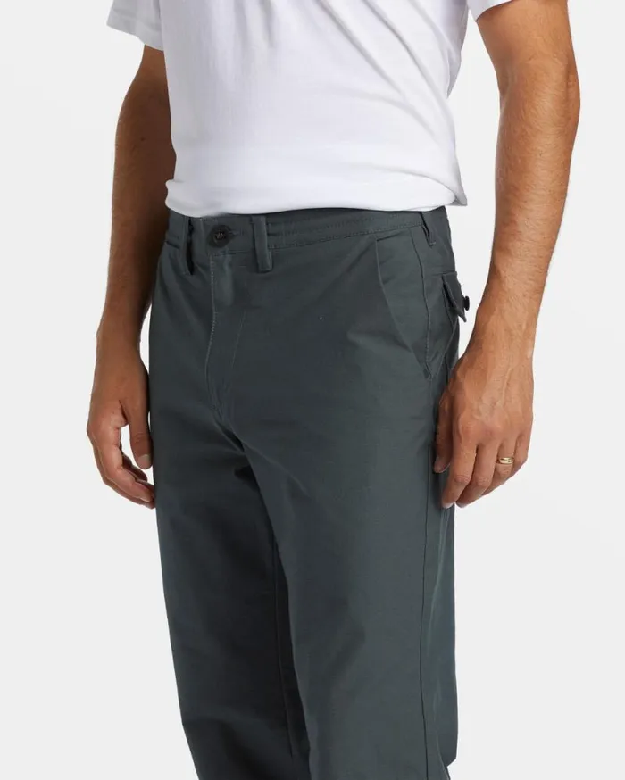 Mens ADiv Surftrek Plus Pants Slate Green Billabong Bottoms