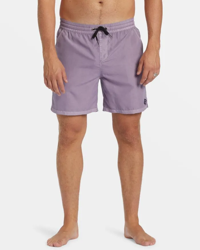 Mens All Day Overdyed Layback 17034 Volley Shorts Purple Ash Billabong Layback Boardshorts Mens All Day Overdyed Layback 17034 Volley Shorts Purple Ash Billabong Layback Boardshorts