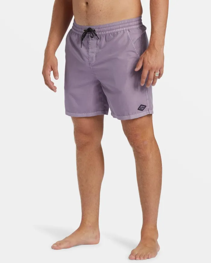 Mens All Day Overdyed Layback 17034 Volley Shorts Purple Ash Billabong Layback Boardshorts Mens All Day Overdyed Layback 17034 Volley Shorts Purple Ash Billabong Layback Boardshorts
