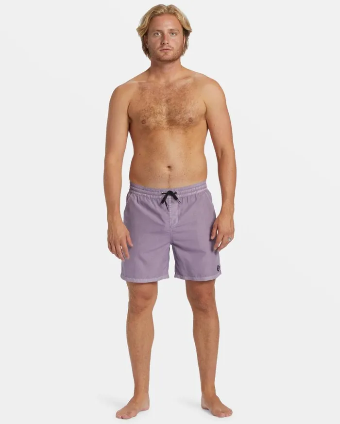 Mens All Day Overdyed Layback 17034 Volley Shorts Purple Ash Billabong Layback Boardshorts Mens All Day Overdyed Layback 17034 Volley Shorts Purple Ash Billabong Layback Boardshorts