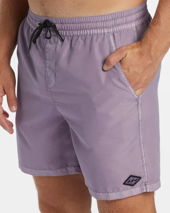 Mens All Day Overdyed Layback 17034 Volley Shorts Purple Ash Billabong Layback Boardshorts Mens All Day Overdyed Layback 17034 Volley Shorts Purple Ash Billabong Layback Boardshorts