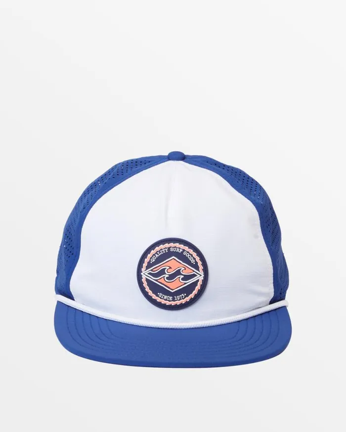 Mens Crest Trucker Hat Royal Billabong Beanies Mens Crest Trucker Hat Royal Billabong Beanies