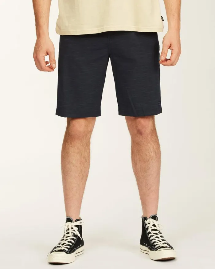 Mens Crossfire Slub Submersible Shorts 21034 Navy Billabong Shorts