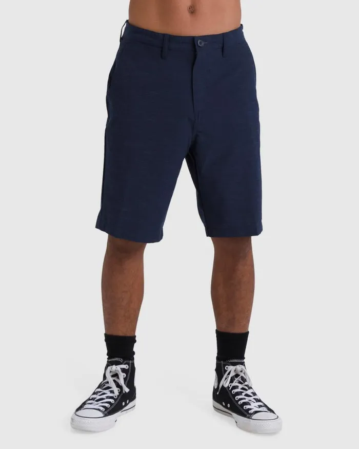 Mens Crossfire Slub Submersible Shorts 21034 Navy Billabong Shorts