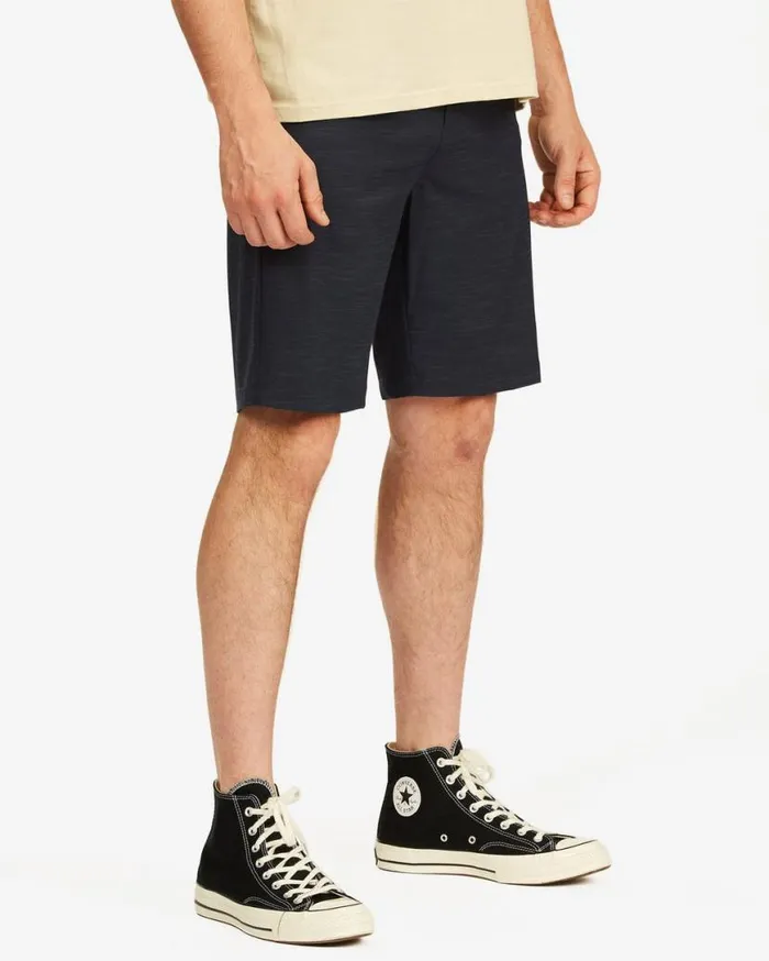 Mens Crossfire Slub Submersible Shorts 21034 Navy Billabong Shorts