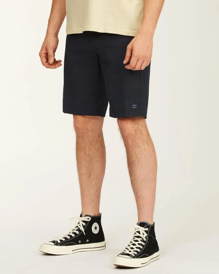 Mens Crossfire Slub Submersible Shorts 21034 Navy Billabong Shorts