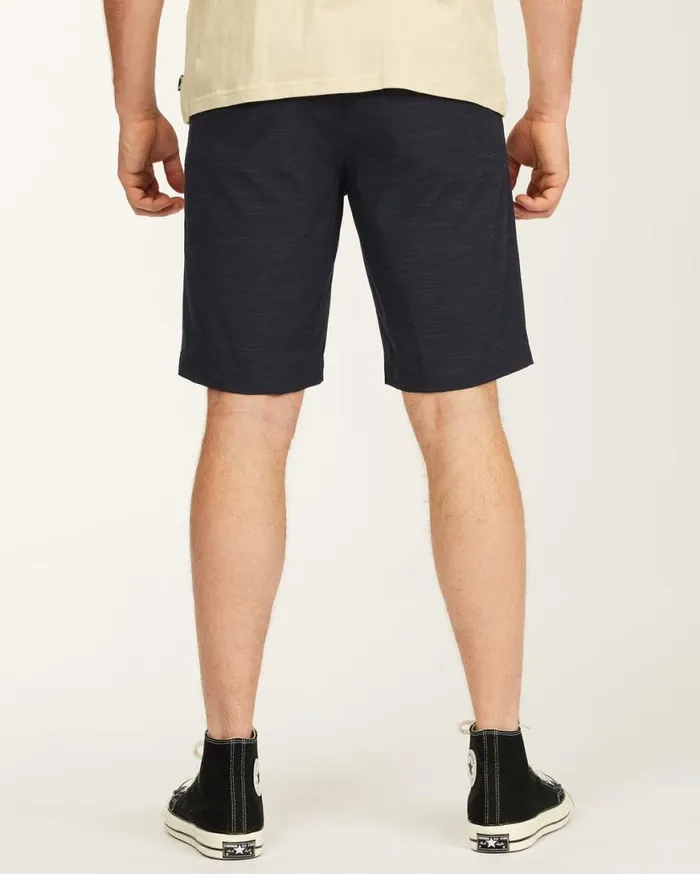 Mens Crossfire Slub Submersible Shorts 21034 Navy Billabong Shorts