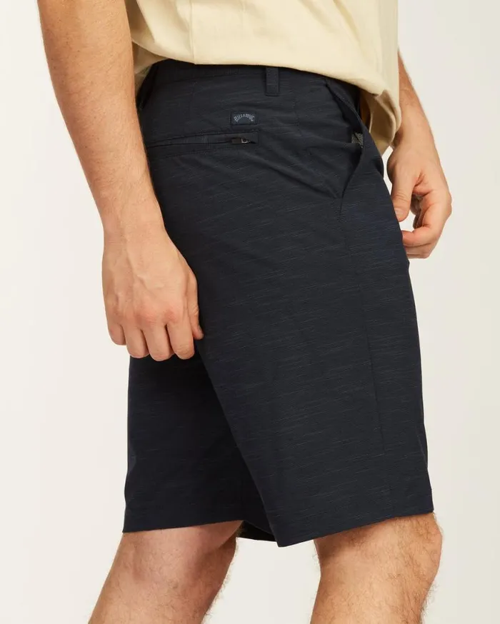 Mens Crossfire Slub Submersible Shorts 21034 Navy Billabong Shorts