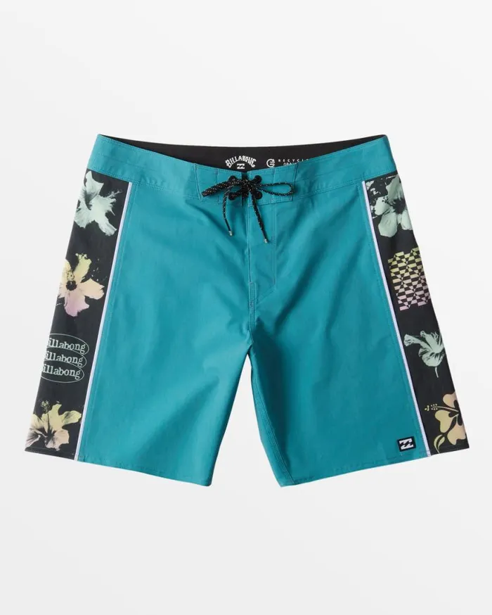 Mens D Bah Pro 18034 Boardshorts Teal Billabong Pro Boardshorts