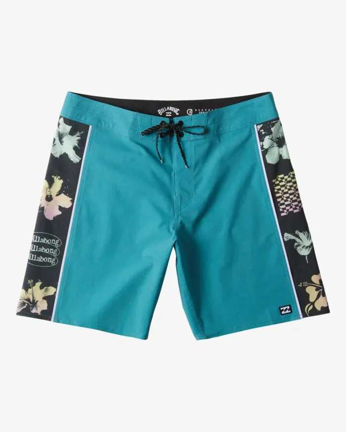 Mens D Bah Pro 18034 Boardshorts Teal Billabong Pro Boardshorts