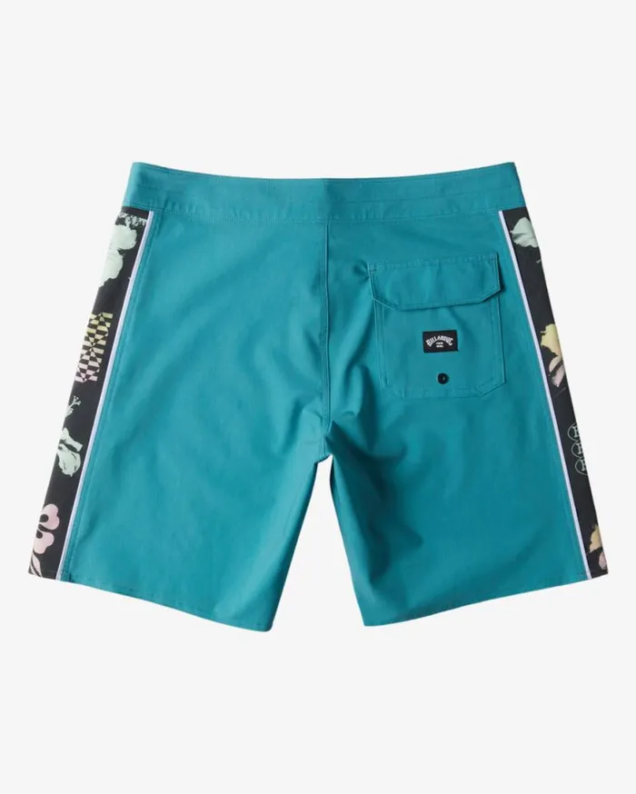 Mens D Bah Pro 18034 Boardshorts Teal Billabong Pro Boardshorts