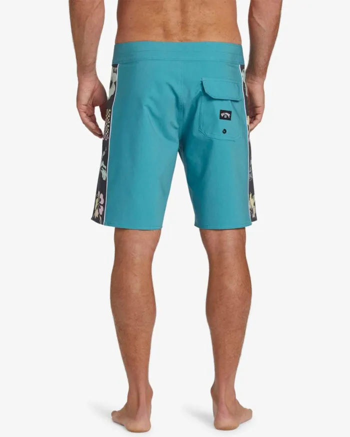 Mens D Bah Pro 18034 Boardshorts Teal Billabong Pro Boardshorts
