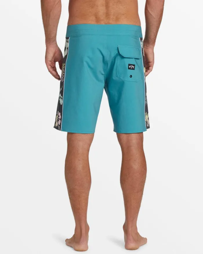 Mens D Bah Pro 18034 Boardshorts Teal Billabong Pro Boardshorts