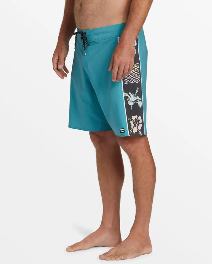 Mens D Bah Pro 18034 Boardshorts Teal Billabong Pro Boardshorts