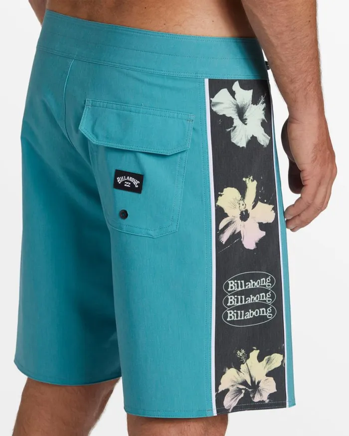 Mens D Bah Pro 18034 Boardshorts Teal Billabong Pro Boardshorts