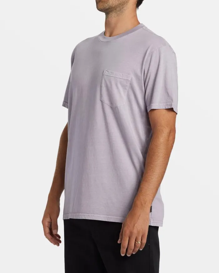 Mens Essential TShirt Purple Ash Billabong Essentials TShirts Mens Essential TShirt Purple Ash Billabong Essentials TShirts