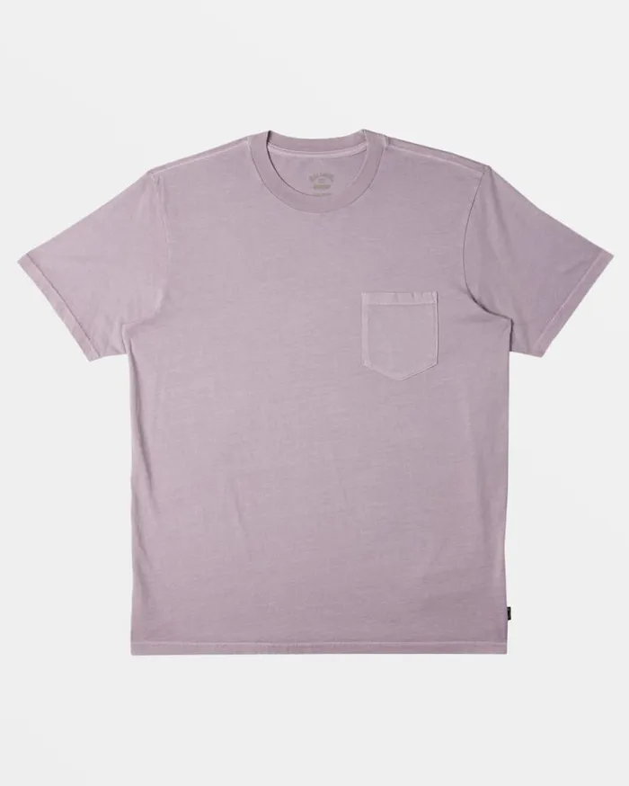 Mens Essential TShirt Purple Ash Billabong Essentials TShirts Mens Essential TShirt Purple Ash Billabong Essentials TShirts