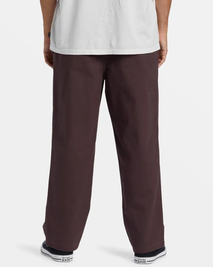 Mens Larry Elastic Waist Pants Plum Billabong Jeans and Pants Mens Larry Elastic Waist Pants Plum Billabong Jeans and Pants