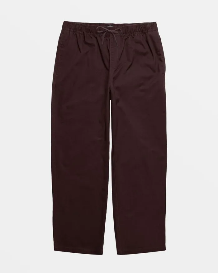 Mens Larry Elastic Waist Pants Plum Billabong Jeans and Pants Mens Larry Elastic Waist Pants Plum Billabong Jeans and Pants