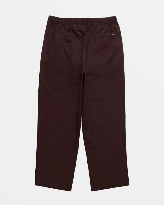 Mens Larry Elastic Waist Pants Plum Billabong Jeans and Pants Mens Larry Elastic Waist Pants Plum Billabong Jeans and Pants