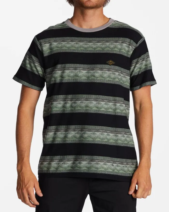 Mens Reno TShirt Washed Black Billabong TShirts