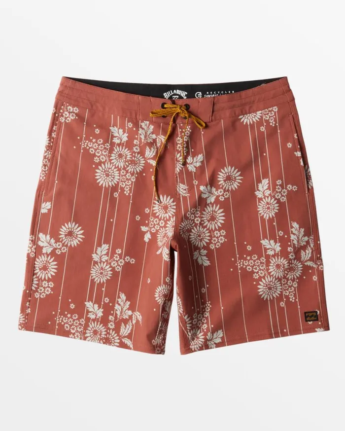 Mens Sundays Lo Tide 19034 Boardshorts Terracotta Billabong Lo Tide Boardshorts
