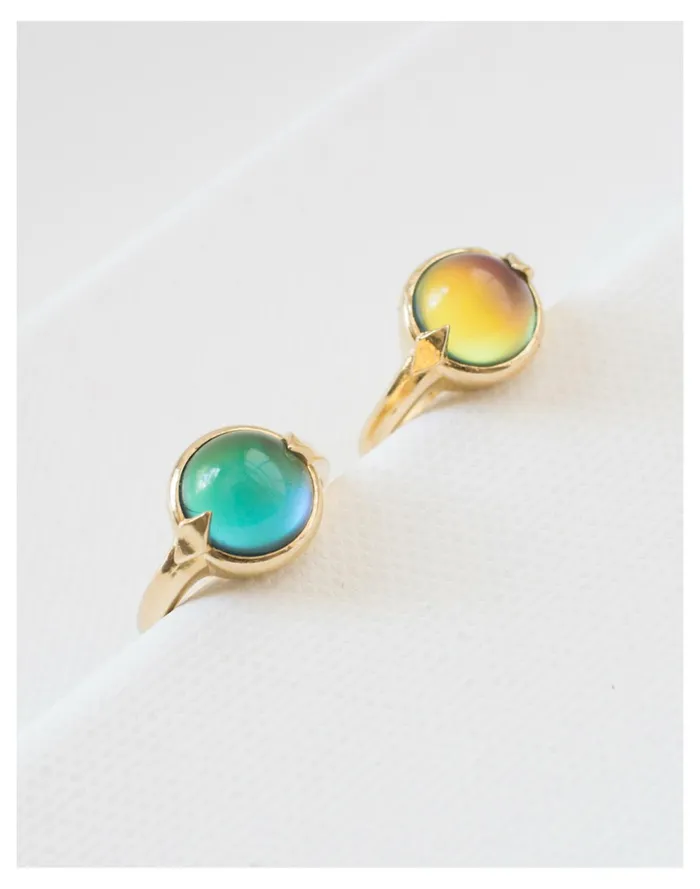 Merewif Feelings Ring Gold Women Madewell Rings Merewif Feelings Ring Gold Women Madewell Rings