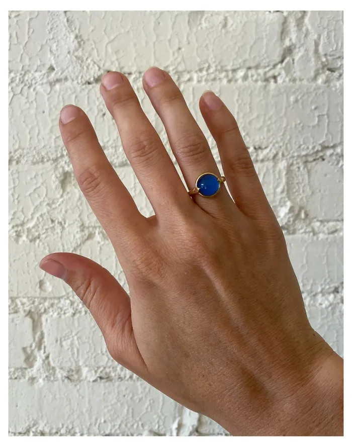 Merewif Feelings Ring Gold Women Madewell Rings Merewif Feelings Ring Gold Women Madewell Rings