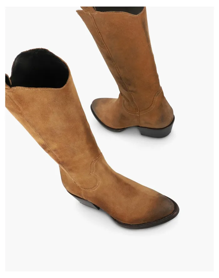 Mezcalero MIRTA CAMEL BOOT Camel Women Madewell Boots Mezcalero MIRTA CAMEL BOOT Camel Women Madewell Boots