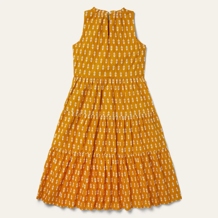 Midi Women Stetson Aztec Dress Yellow