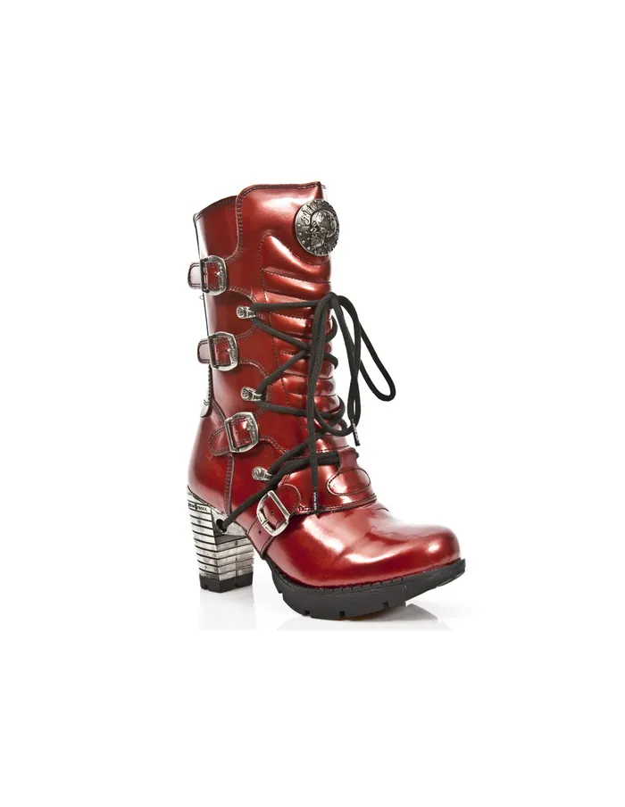 Military Boot Black MTr003C10 8211 New Rock Women