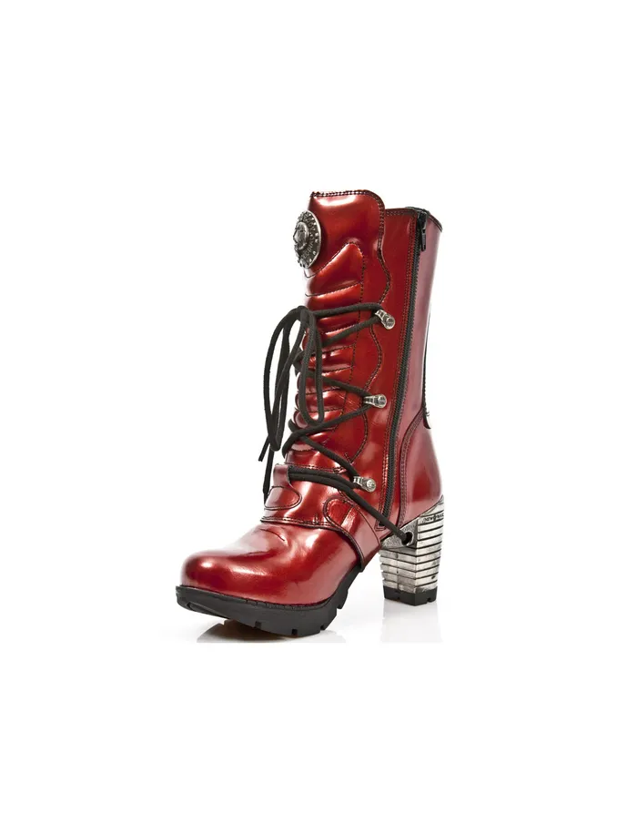 Military Boot Black MTr003C10 8211 New Rock Women
