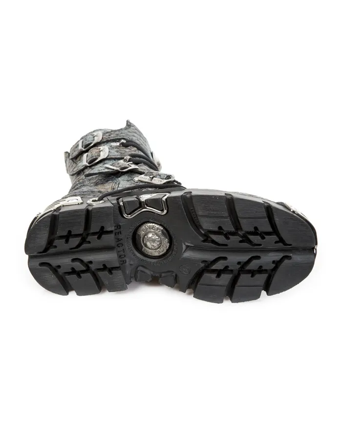 Military Boot Metallic M373C408 8211 New Rock WomenMen Military Boot Metallic M373C408 8211 New Rock WomenMen