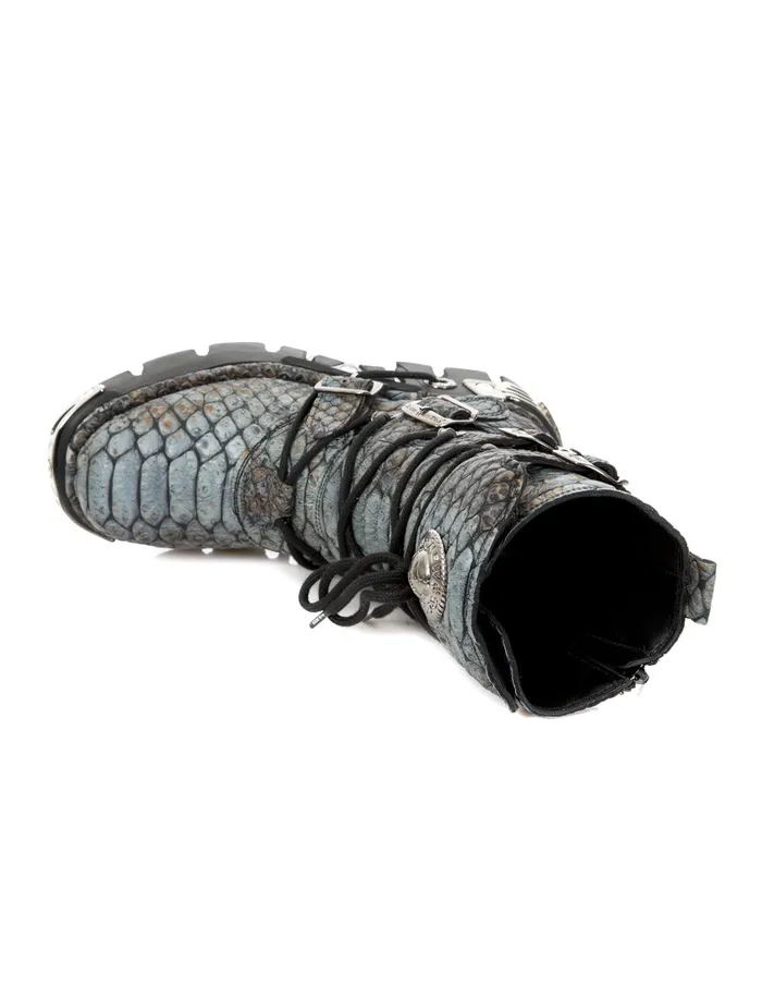 Military Boot Metallic M373C408 8211 New Rock WomenMen Military Boot Metallic M373C408 8211 New Rock WomenMen