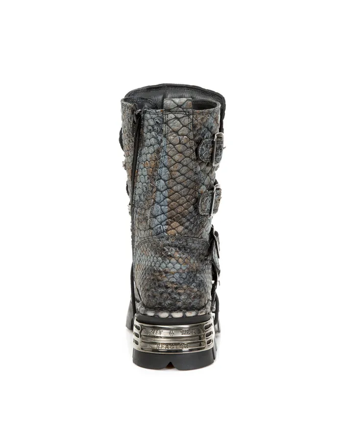 Military Boot Metallic M373C408 8211 New Rock WomenMen Military Boot Metallic M373C408 8211 New Rock WomenMen