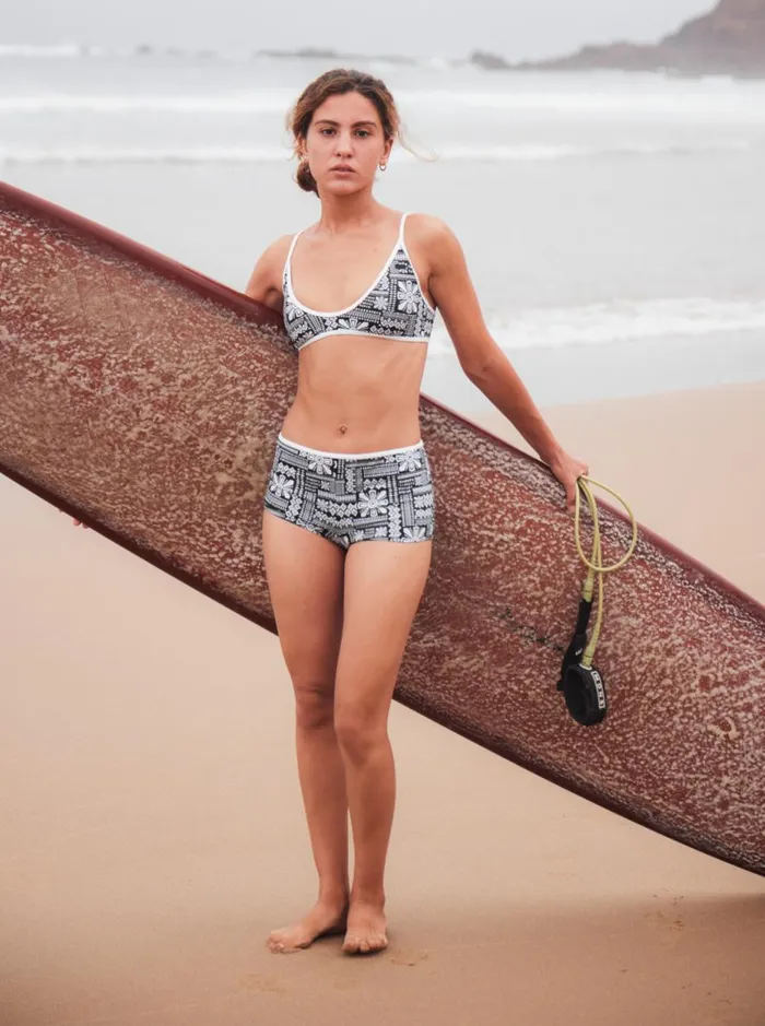 Mineral 8211 Full Coverage Bikini Bottoms Anthracite Morockin Vibes Swim Women Roxy Bikinis