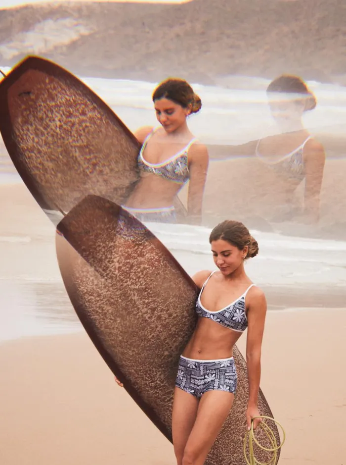 Mineral 8211 Full Coverage Bikini Bottoms Anthracite Morockin Vibes Swim Women Roxy Bikinis