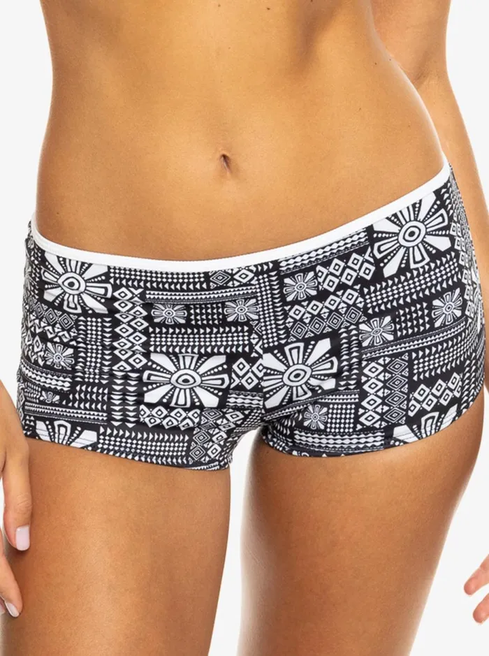 Mineral 8211 Full Coverage Bikini Bottoms Anthracite Morockin Vibes Swim Women Roxy Bikinis