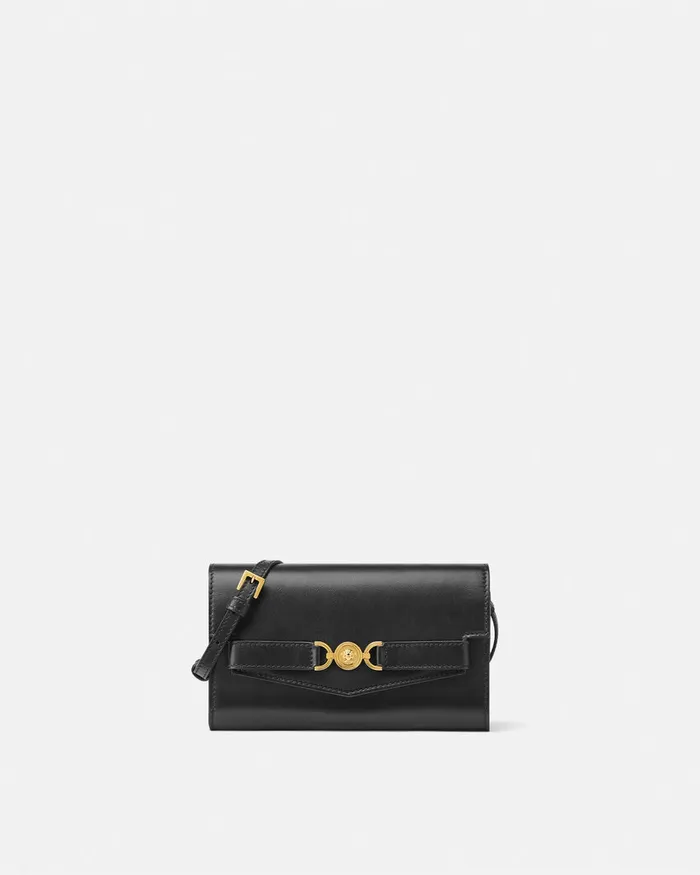 Mini Bags and Clutches Women Versace Medusa 03995 Crossbody Bag Blackgold