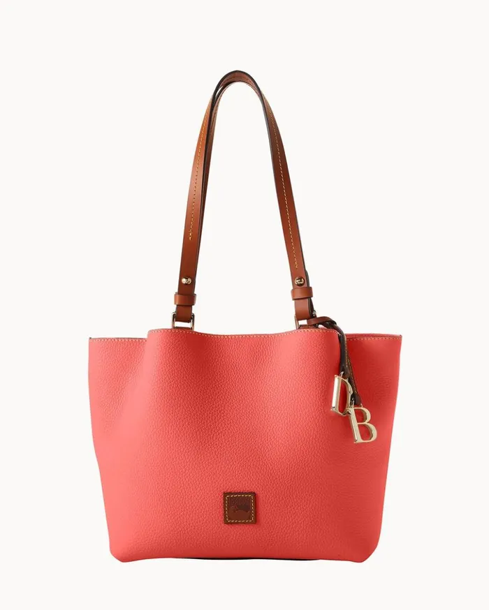 Mini Bags Women Dooney and Bourke Pebble Grain Small Flynn Geranium