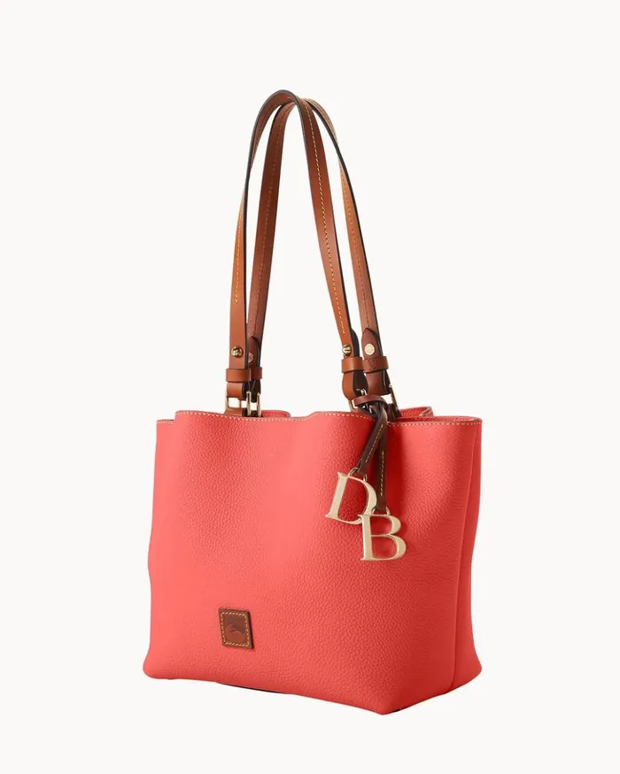 Mini Bags Women Dooney and Bourke Pebble Grain Small Flynn Geranium