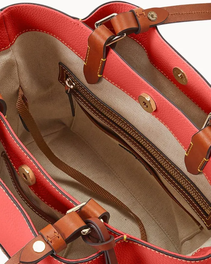 Mini Bags Women Dooney and Bourke Pebble Grain Small Flynn Geranium
