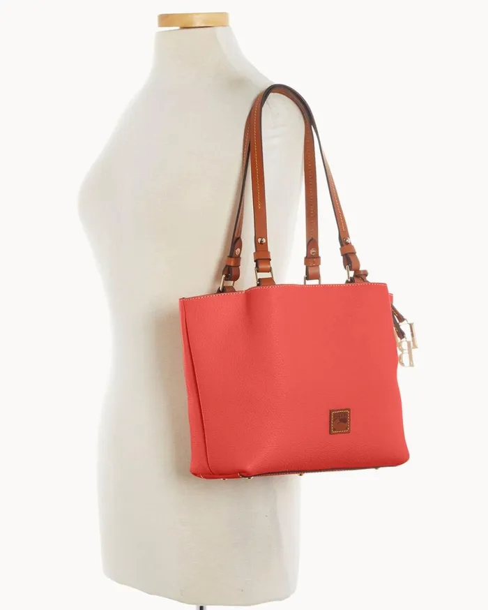 Mini Bags Women Dooney and Bourke Pebble Grain Small Flynn Geranium