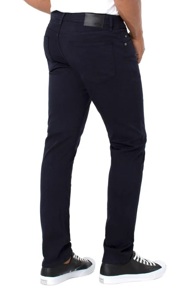 Modern Slim Straight Men Liverpool Los Angeles Kingston Modern Slim Straight Pigment Dyed Twill Navy