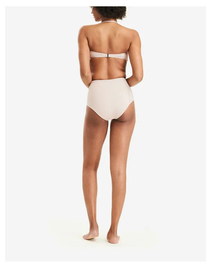 MOLOCO Bianca Bandeau Bikini Top Light Nude Women Madewell Swim MOLOCO Bianca Bandeau Bikini Top Light Nude Women Madewell Swim