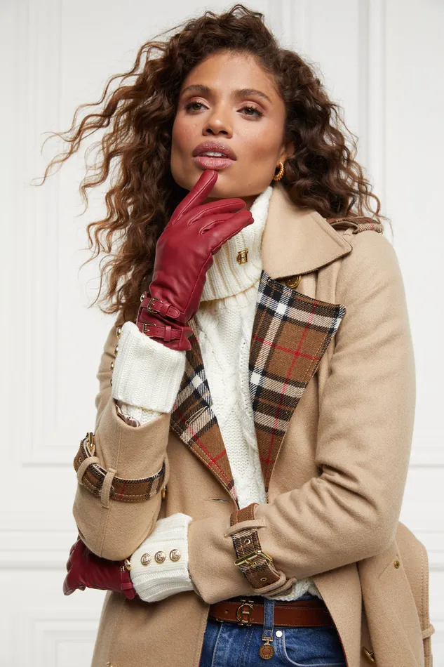 Monogram Leather Gloves Mulberry Women Holland Cooper Gloves Monogram Leather Gloves Mulberry Women Holland Cooper Gloves