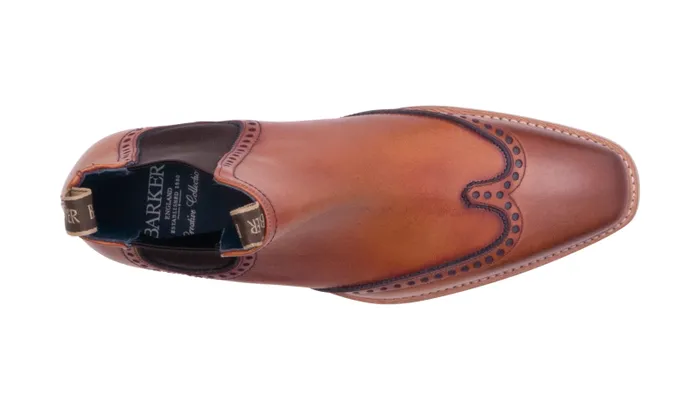 Moreton 8211 Antique Rosewood Navy Mens Barker Shoes Mens Boots